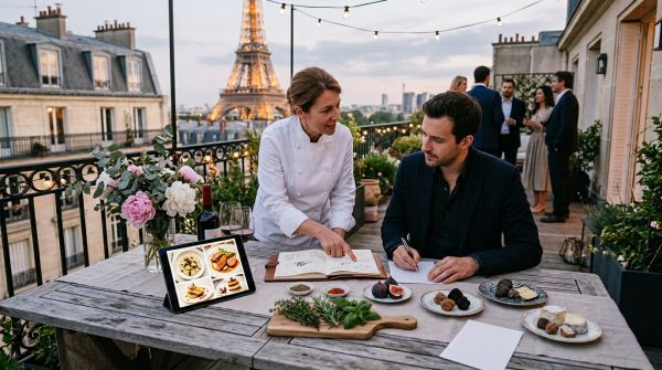 Réception privée à Paris : bâtir un menu adapté au lieu