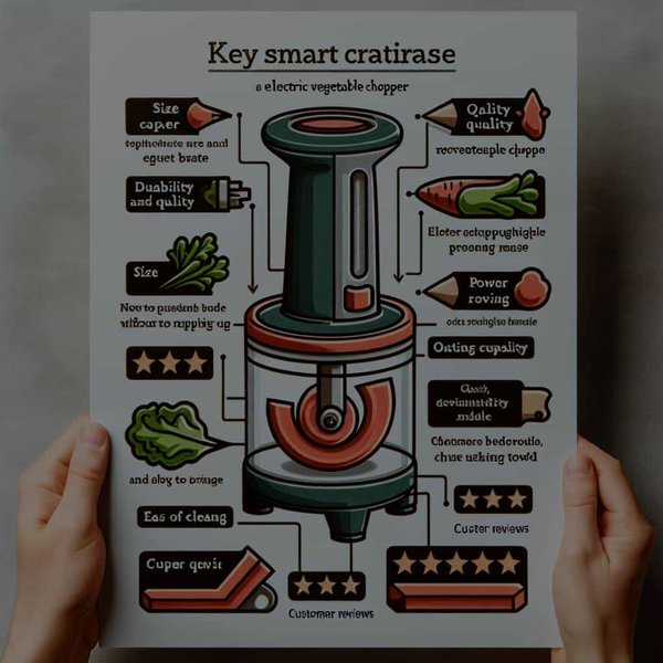 Quels sont les critères pour un achat malin d'un hachoir à légumes électrique ?